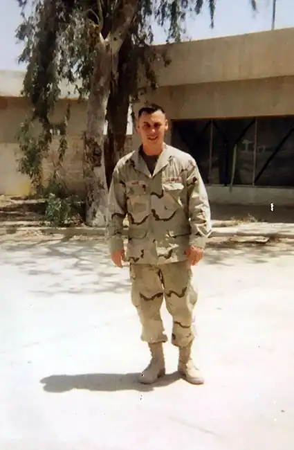 Veteran David Haave Tikrit, Iraq, 2005.